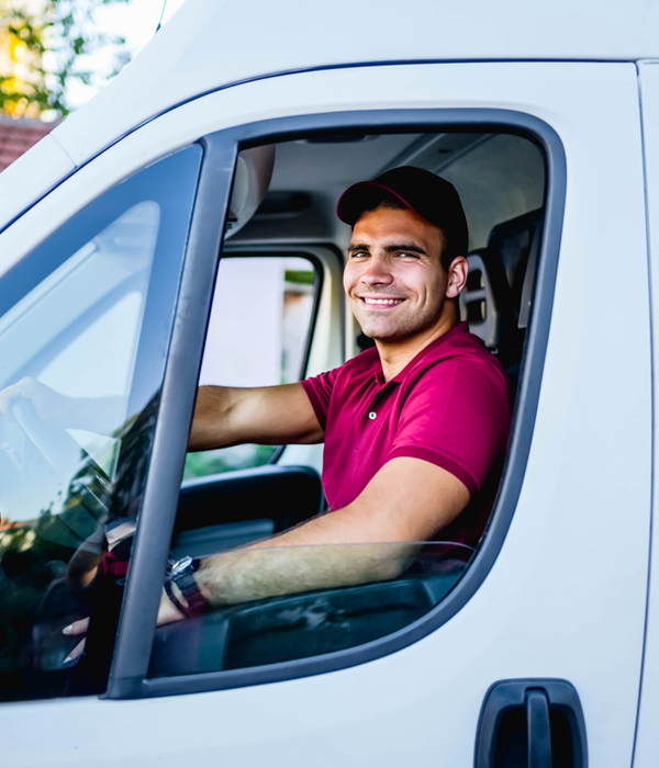 a person driving a car